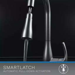 Flow Series Motion Activated Single-Handle Pull-Down Kitchen Faucet, Oil Rubbed Bronze thumbnail 4