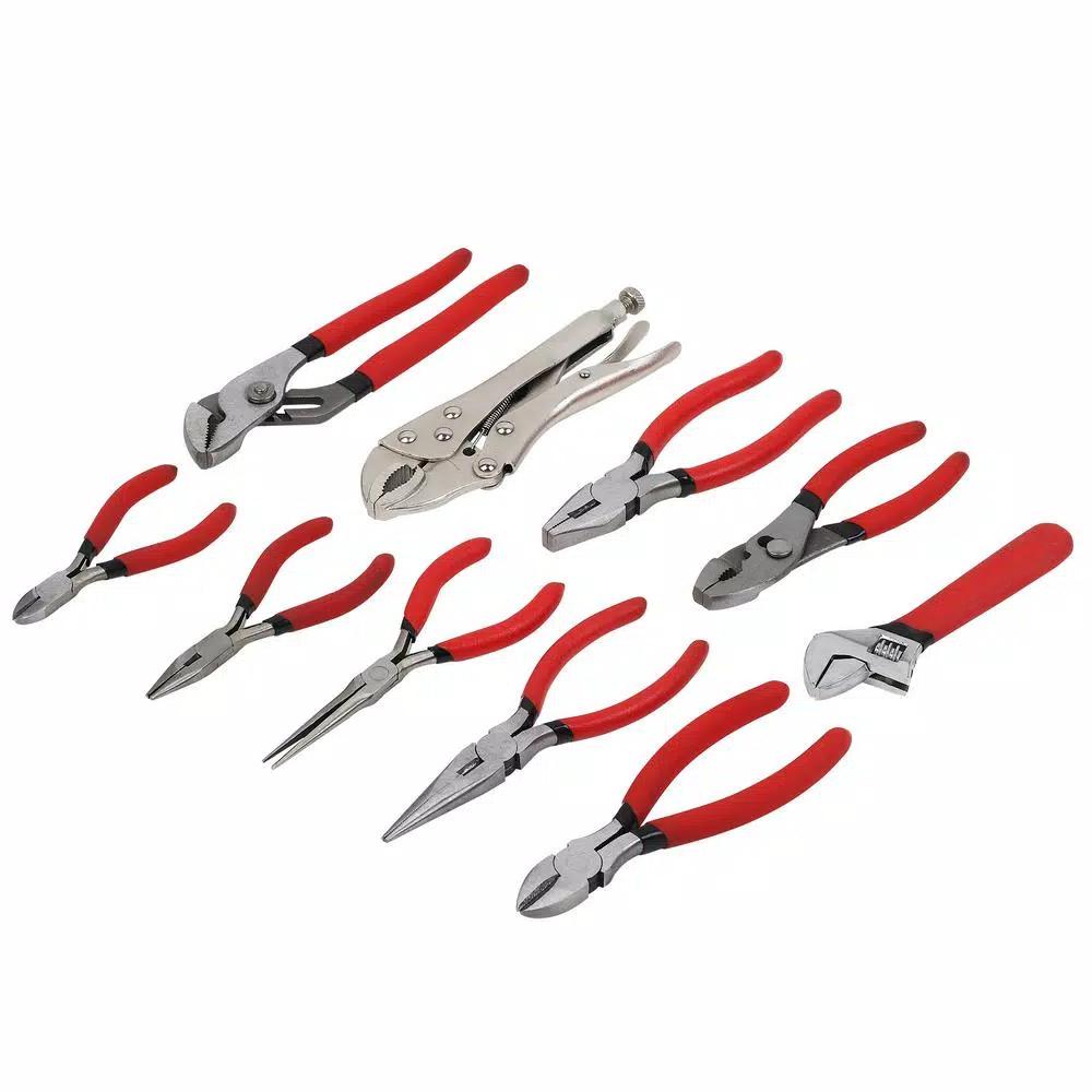 KING 10-Piece Combination Pliers and Wrench Set