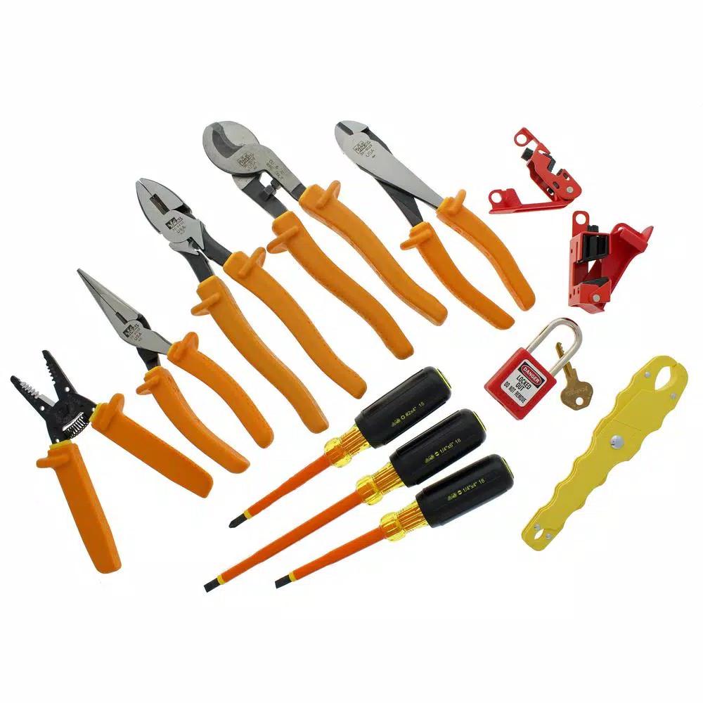 Ideal Insulated Hand Tool Kit, 1000V Certified, OSHA Compliant