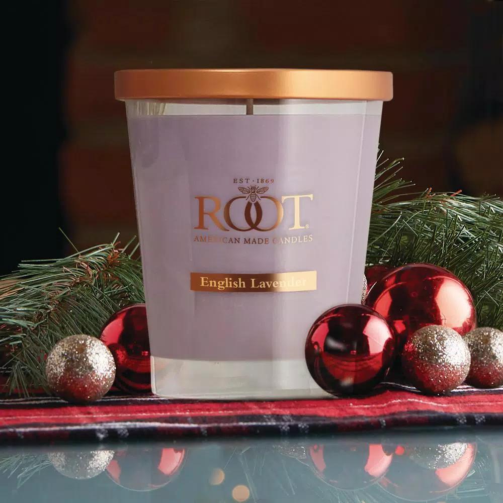 ROOT CANDLES A.I. Root Veriglass English Lavender Scented Soy and Beeswax Filled Jar Candle
