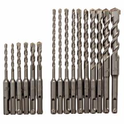Kateya Carbide Tipped SDS Plus Masonry Drill Bit Set, 16-Piece thumbnail 2