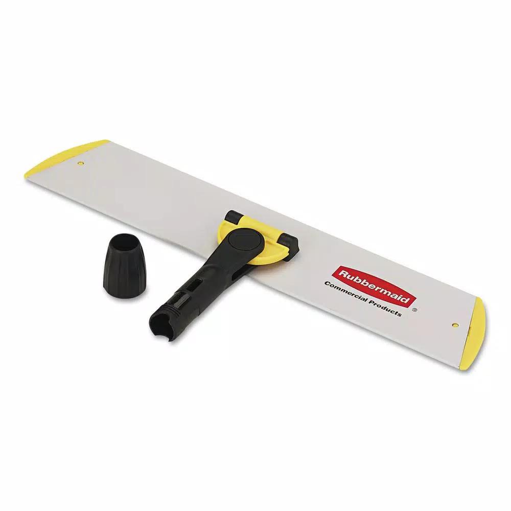 Rubbermaid Commercial Products Rubbermaid Commercial HYGEN 17 in. Aluminum Wet/Dry Mop Quick-Connect Frame, Yellow