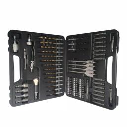BLU-MOL 83-Piece Steel Quick Change Drill Bit and Drive Set with Durable Carrying Case thumbnail 1