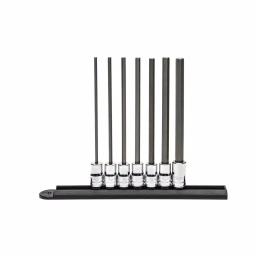 GearWrench 3/8 in. Drive Long Length Hex Bit SAE Socket Set, 7-Piece thumbnail 5