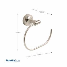 Franklin Brass Voisin 3-Piece Brushed Nickel Bath Hardware Set thumbnail 5