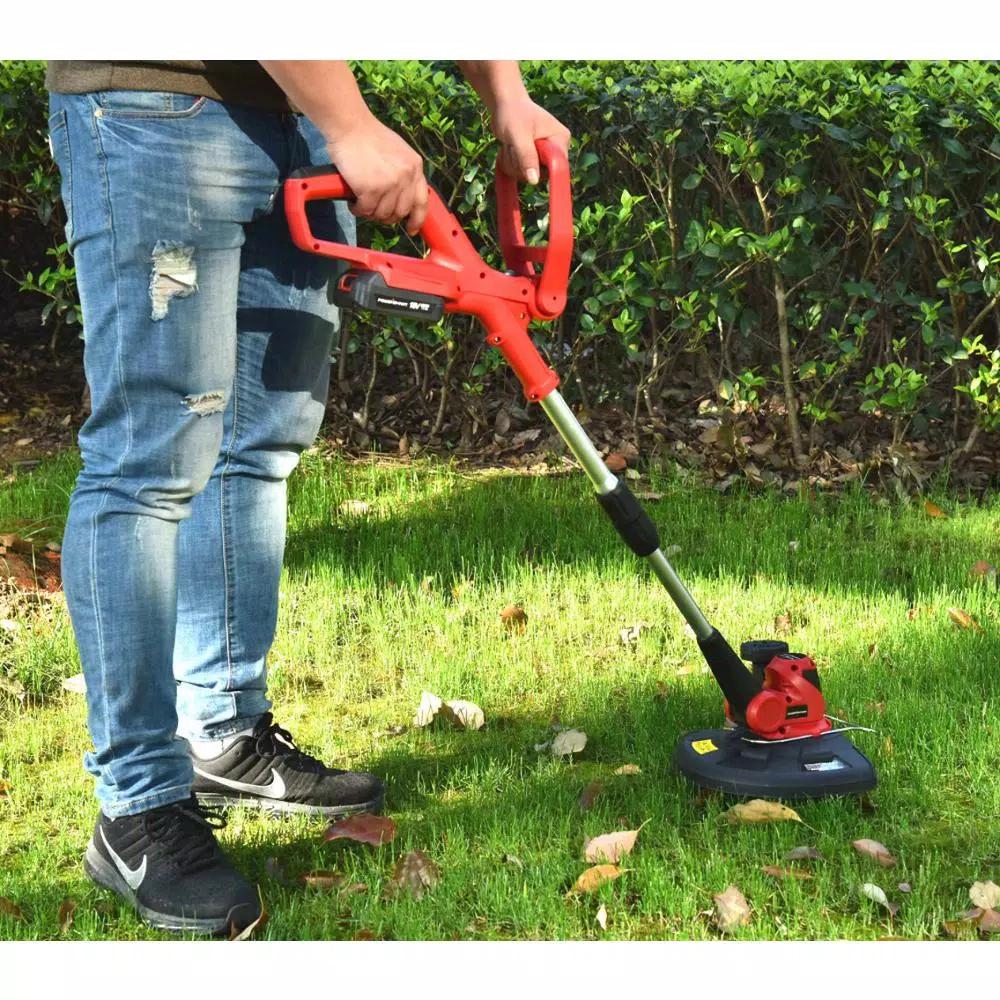 PowerSmart 20V Cordless Lithium-Ion Handheld String Trimmer with 1.5 Ah Battery and Charger