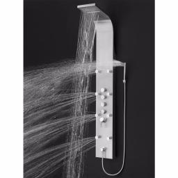 AKDY 65 in. Stainless Steel 8-Jet Rainfall Waterfall Shower Panel System with Handheld Wand thumbnail 2