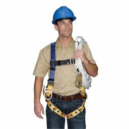 WERNER Upgear 50 ft. 5/8 in. Poly-Dac Vertical Lifeline with Snap Hook thumbnail 2