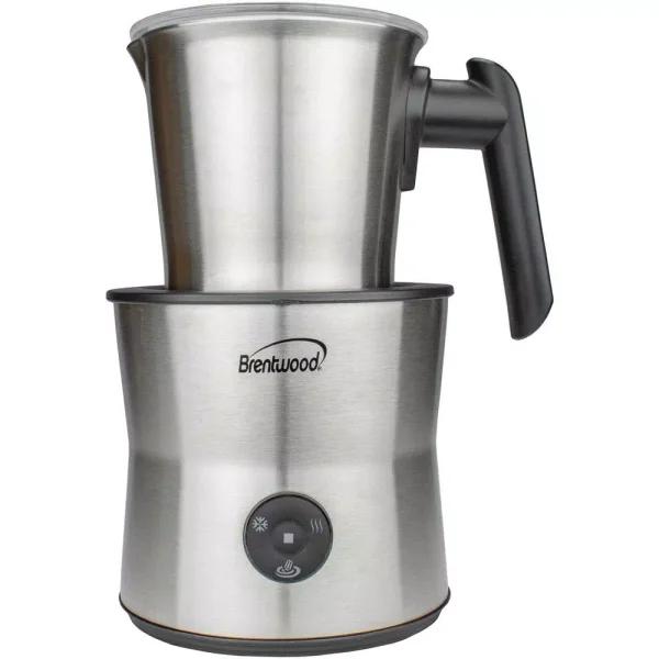 Brentwood Appliances Brentwood GA-401S 15 oz. Cordless Electric Milk Frother, Warmer and Hot Chocolate Maker - Silver