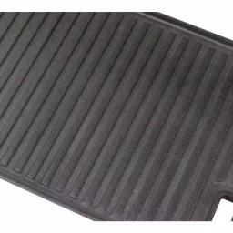 NutriChef 18 in. Reversible Cast Iron Grill Pan Set with Heat-Resistant Silicone Mitt, Black thumbnail 2