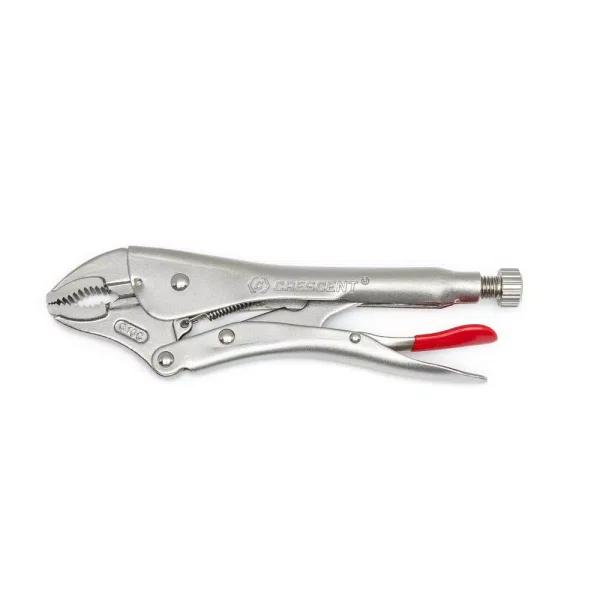 Crescent 10 in. Curved Jaw Locking Pliers with Integrated Wire Cutter