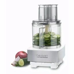 Cuisinart Custom 14-Cup 2-Speed White Stainless Steel Food Processor with Pulse Control thumbnail 6