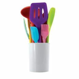 MegaChef 12-Piece Multi-Color Silicone Kitchen Utensil Set thumbnail 8