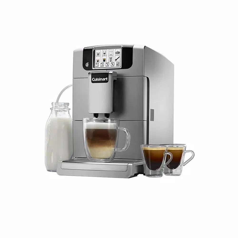 Cuisinart EM-1000 Fully Automatic Espresso Machine with Integrated Grinder, 5-Cup Capacity
