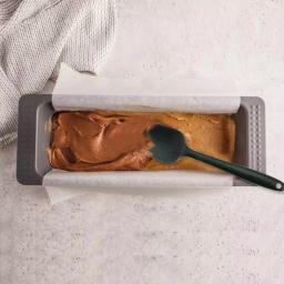 Ovente Premium Silicone Spatula with Stainless Steel Core, Heat Resistant up to 500°F, BPA-Free, Black thumbnail 7