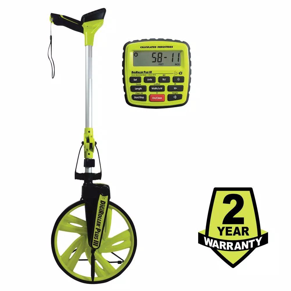Calculated Industries DigiRoller Plus III 12.5 in. Digital Measuring Wheel