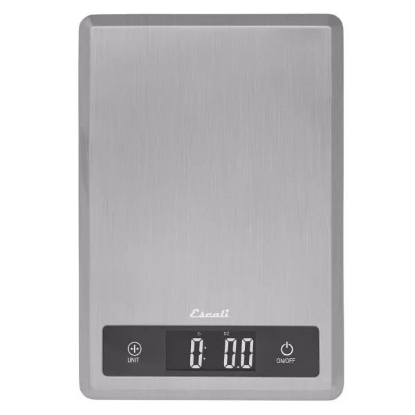 Escali Tabla Ultra Thin Digital Food Scale, Stainless Steel, 11 lb Capacity