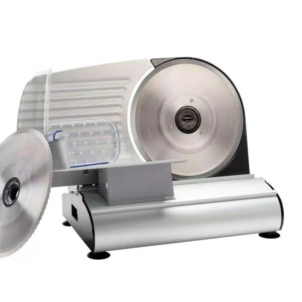 LEM Mighty Bite 200W Silver Meat Slicer with 8.5-inch Stainless Steel Blades