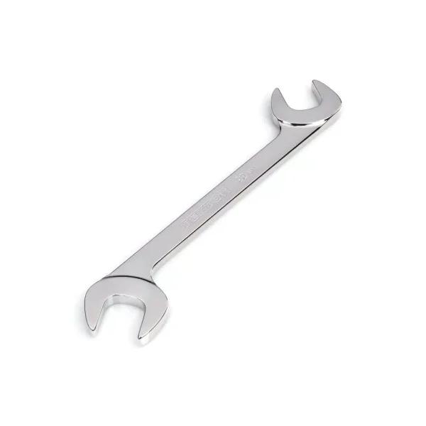 TEKTON 22 mm Angle Head Double Open End Wrench, 60° Offset
