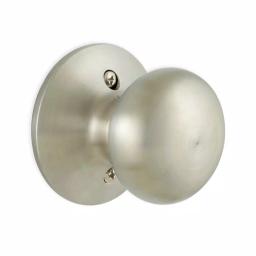 Defiant Berwick Stainless Steel Dummy Door Knob, Flat Ball Style, Interior Residential thumbnail 1