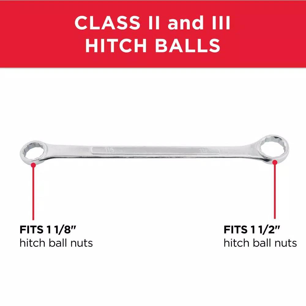 TowSmart Hitch Ball Wrench for 1-1/8 in. and 1-1/2 in. Nuts