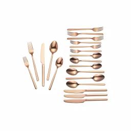 Home Decorators Collection Brenner 20-Piece Copper Finish Stainless Steel Flatware Set, Service for 4 thumbnail 8