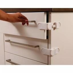 Dreambaby Angle Locks for Child Safety, 4-Pack White thumbnail 3