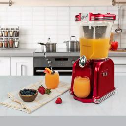 Nostalgia Retro Red 32 oz. Single Speed Slush Drink Blender with Ice Crushing thumbnail 5