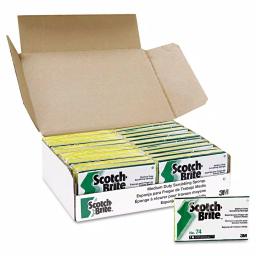 Scotch-Brite 3M Scotch-Brite Medium-Duty Scrubbing Sponge, Dual-Sided Cellulose and Synthetic Fiber (Case of 10) thumbnail 3