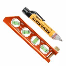 Klein Tools 2-Piece Conduit Level and Non-Contact Voltage Tester Set with Laser Pointer thumbnail 1