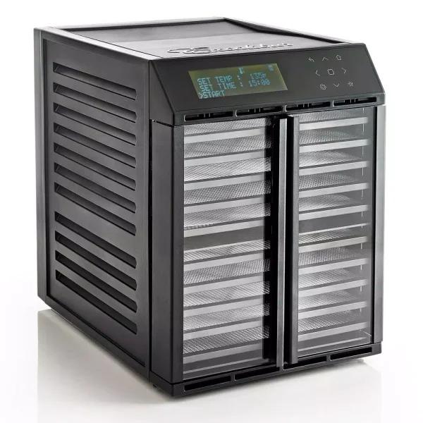 Excalibur RS10 10-Tray Black Electric Food Dehydrator with Smart Controller and Dual Drying Zones