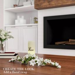 Lavish Home "Love" LED Flameless Candle with Remote Control, Vanilla Scented Real Wax thumbnail 5