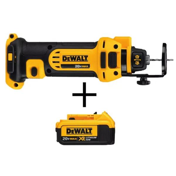 DEWALT 20V MAX Cordless Drywall Cut-Out Tool with 4.0 Ah Battery