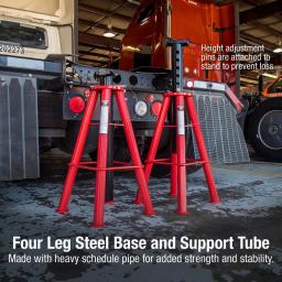 Sunex Tools 10-Ton High Height Pin Type Jack Stands, Pair thumbnail 5