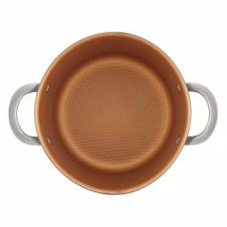 Ayesha Curry Ayesha Home Collection 4.5 Qt. Hard Anodized Aluminum Nonstick Saucepot with Glass Lid thumbnail 2
