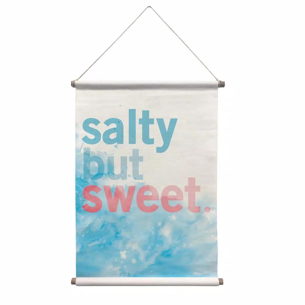 WallPops Salty But Sweet Coastal Wall Tapestry - Bohemian Tropical Paradise Decor