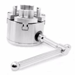 WEN 2.75 in. 4-Jaw Self-Centering Keyed Lathe Chuck Set with 1 in. x 8 TPI Thread thumbnail 4