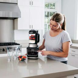 Ninja Foodi Cold and Hot Blender, 64 oz. Glass Pitcher, 1400-Peak-Watt High Speed Blender thumbnail 5