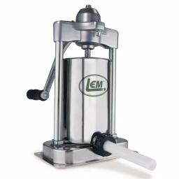 LEM 5 lb. Stainless Steel Vertical Sausage Stuffer with Hardened Steel Gears thumbnail 1