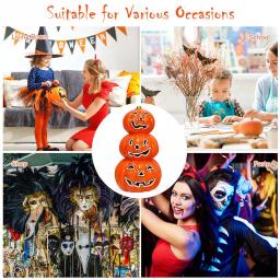 Costway 11 in. Orange Ceramic LED Halloween Pumpkin Lantern, Battery Powered Tabletop Decor thumbnail 6