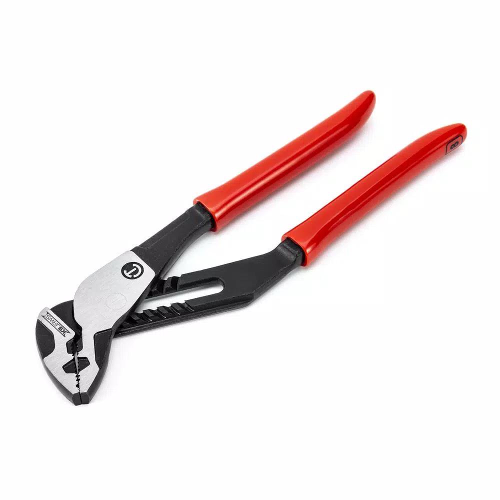 Crescent Z2 8 in. K9 Straight Jaw Tongue and Groove Pliers with Dipped Handles