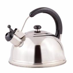 Creative Home Cobra 10.8-Cup Stainless Steel Whistling Stovetop Tea Kettle, Mirror Finish thumbnail 1