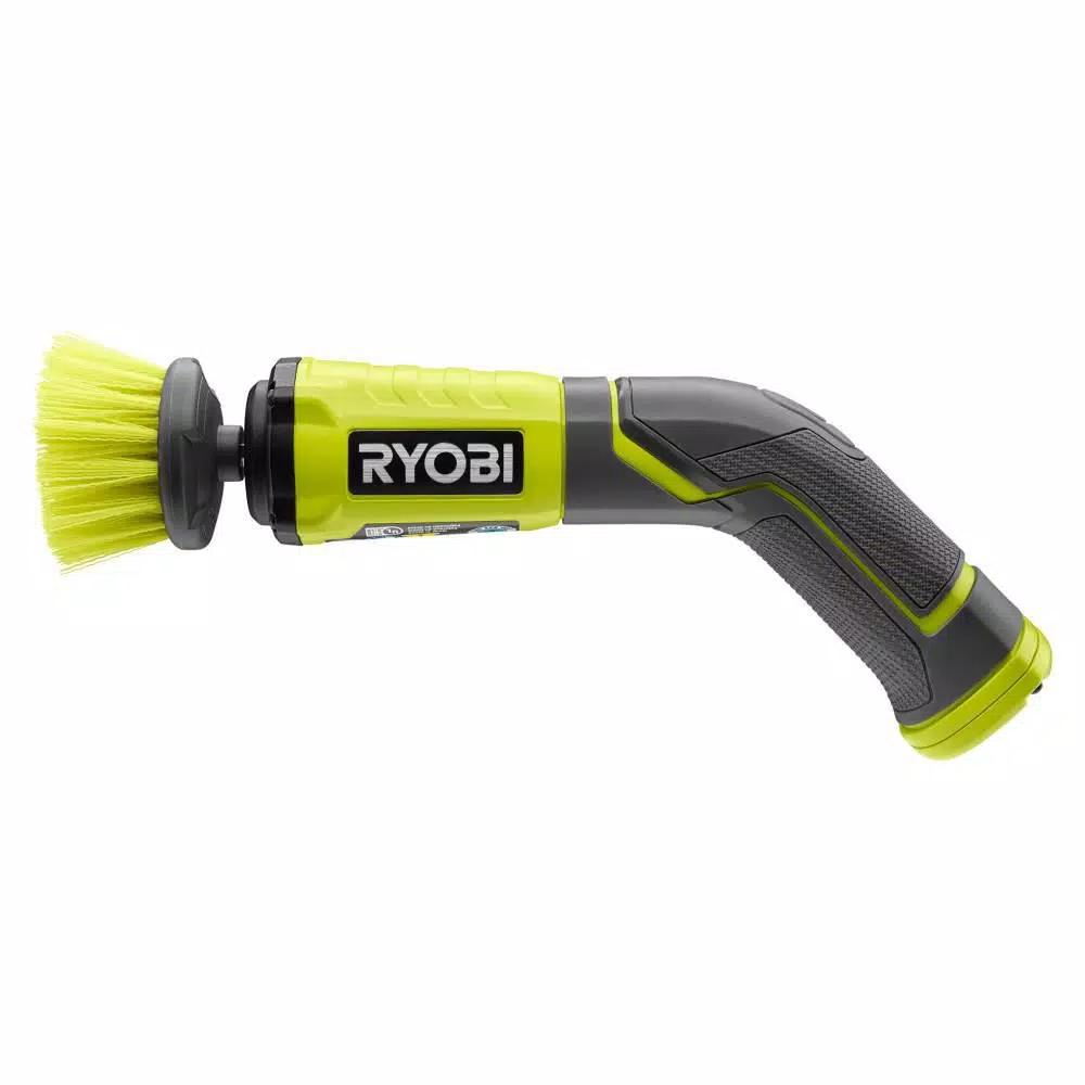 RYOBI 4V Cordless Compact Scrubber with Hex Shank Compatibility