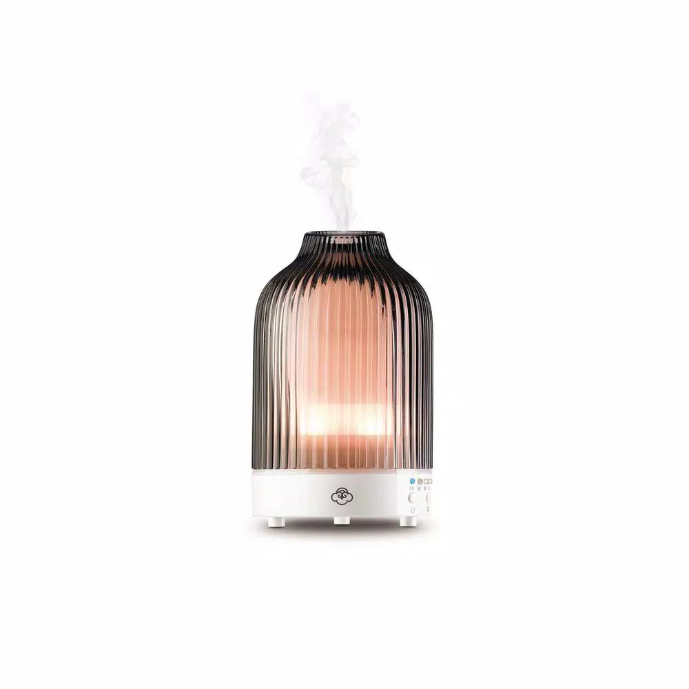 Serene House Fountain Ultrasonic Aromatherapy Diffuser with 7-Color LED Lights