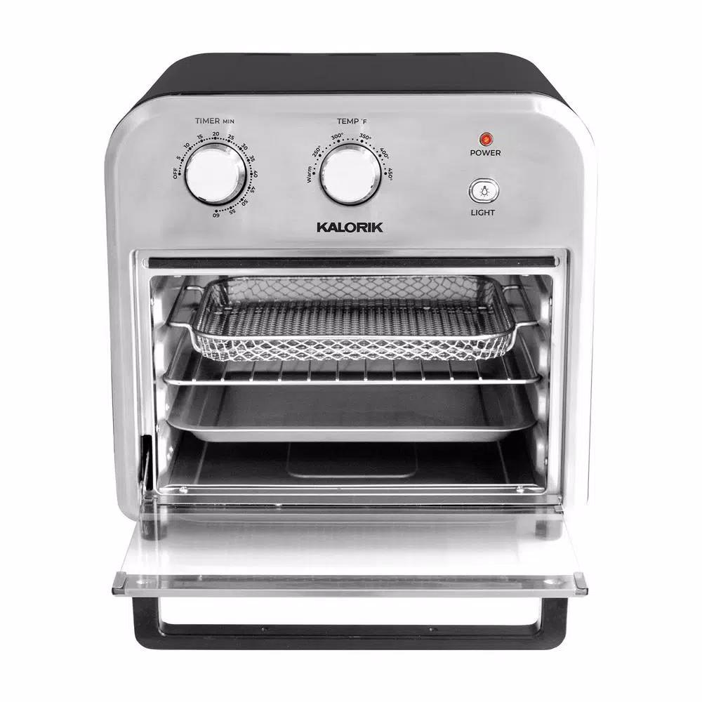 KALORIK 12.6 Qt. Stainless Steel Air Fryer Oven with Rapid Hot Air Technology