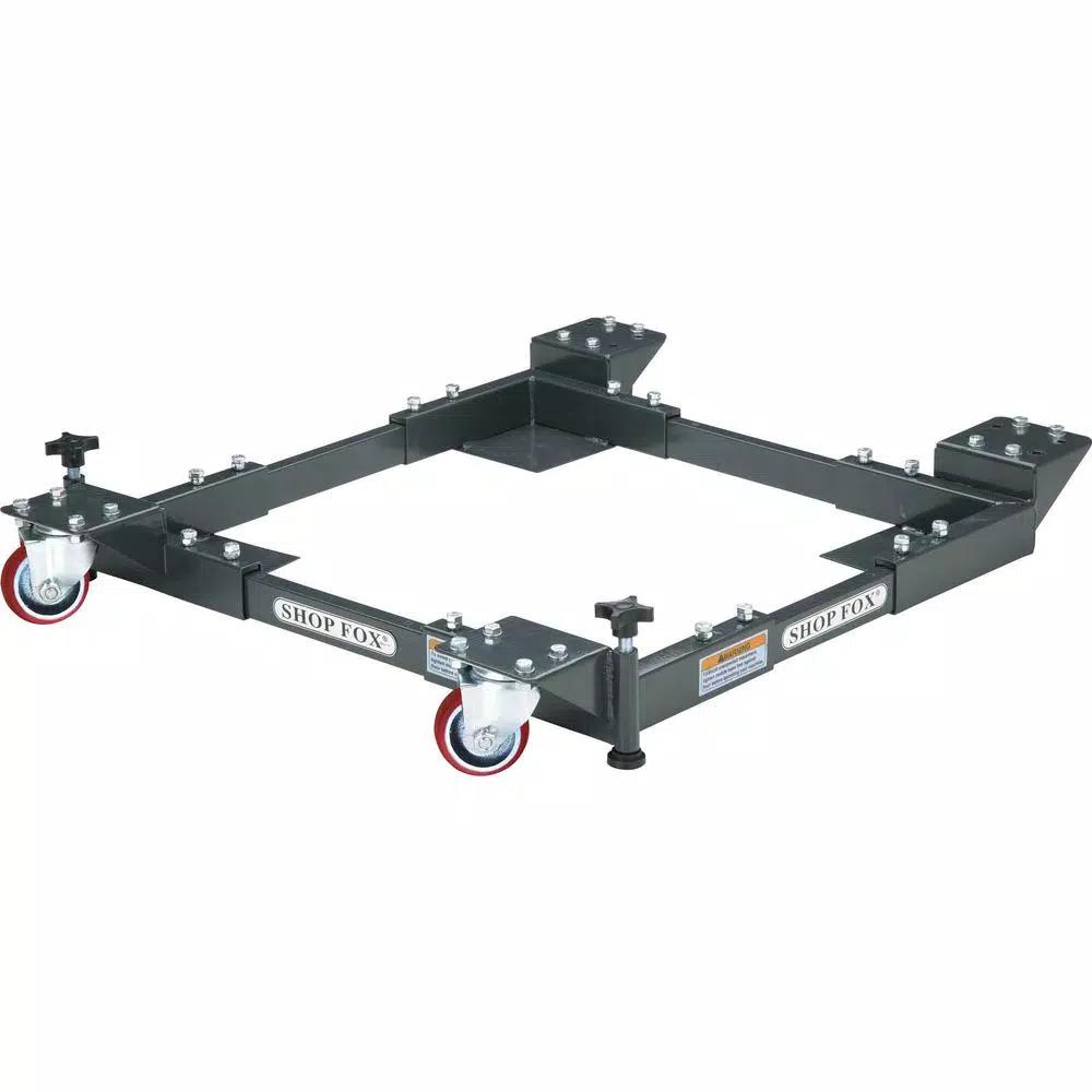 Shop Fox Heavy-Duty Adjustable Mobile Base for Power Tools, 700 lb Capacity