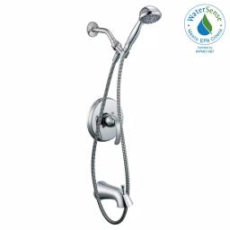 Glacier Bay Edgewood Single-Handle 3-Spray Tub and Shower Faucet, Chrome thumbnail 5
