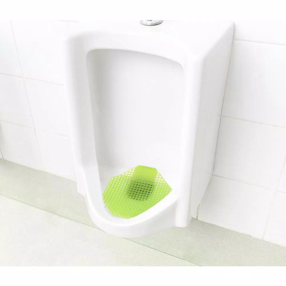 Alpine Industries Cucumber Melon Fragrance Anti-Splash Urinal Screens, 10-Pack