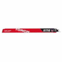 Milwaukee 12 in. Torch Nitrus Carbide 7 TPI Reciprocating Saw Blades, 5-Pack thumbnail 1