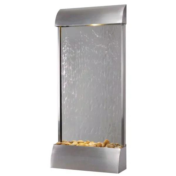 Kenroy Home Breckenridge 42 in. Stainless Steel Floor or Wall Mount Water Fountain
